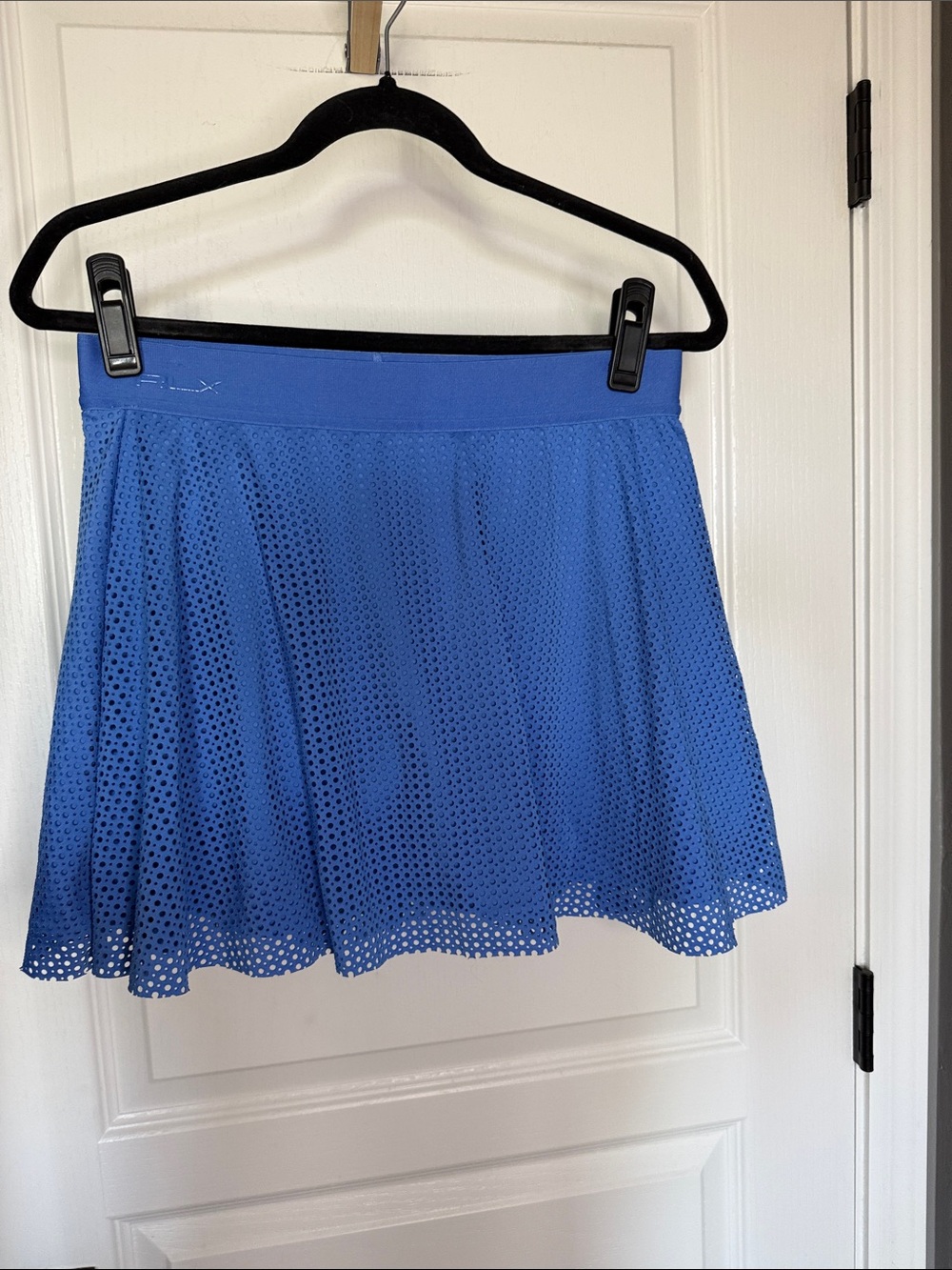 RLX Ralph Lauren Royal Blue Mesh Skater Skirt